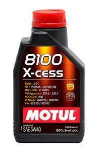 Двигатель Motul-8100-X-cess-5W-40