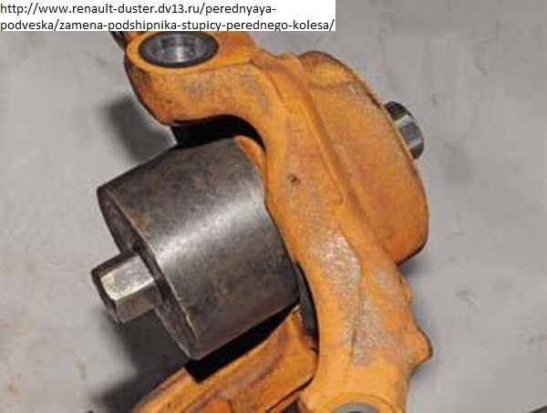 Снятие подшипника ступицы Duster и давление