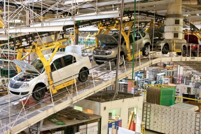 Производство Renault Logan
