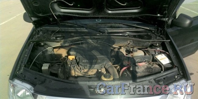Renault Logan 1.6 неисправность двигателя из-за плохого топлива
