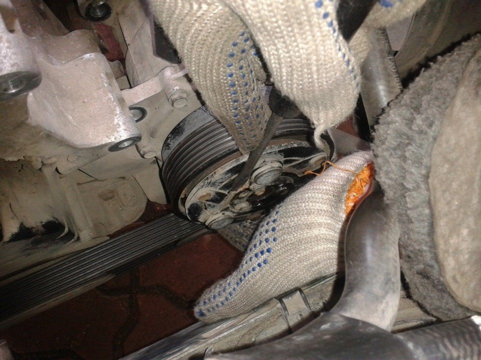 Замена подшипника в кондиционере автомобиля. Подшипники компрессора ...